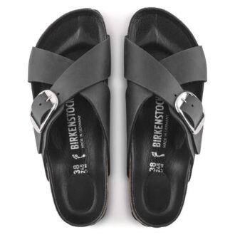 Siena con Big Buckle in pelle naturale oliata