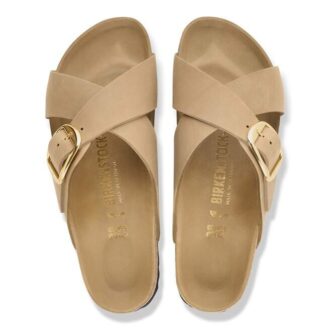 Siena con Big Buckle in pelle naturale oliata