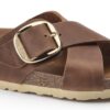 Siena con Big Buckle in pelle naturale oliata Siena con Big Buckle in pelle naturale oliata