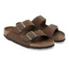 Soft Footbed Arizona in pelle scamosciata color tè scuro Soft Footbed Arizona in pelle scamosciata color tè scuro
