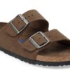 Soft Footbed Arizona in pelle scamosciata color tè scuro Soft Footbed Arizona in pelle scamosciata color tè scuro