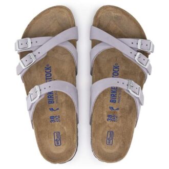 Soft Footbed FrancaN Pelle nabuk Purple Fog