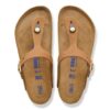 Soft Footbed Gizeh in pelle nabuk Soft Footbed Gizeh in pelle nabuk