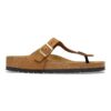Soft Footbed Gizeh in pelle nabuk Soft Footbed Gizeh in pelle nabuk