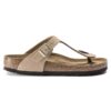 Soft Footbed Gizeh in pelle nabuk Soft Footbed Gizeh in pelle nabuk