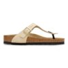 Soft Footbed Gizeh in pelle nabuk Soft Footbed Gizeh in pelle nabuk