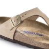Soft Footbed Gizeh in pelle nabuk Soft Footbed Gizeh in pelle nabuk