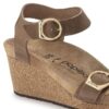 Soley con fibbia ad anello in pelle naturale Soley con fibbia ad anello in pelle naturale