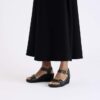 Soley Ring-Buckle in pelle nera