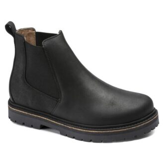 Stalon in pelle nabuk nera