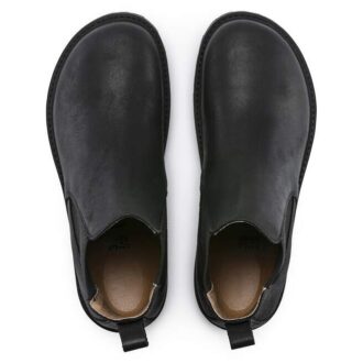Stalon in pelle nabuk nera
