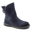 Uppsala in pelle scamosciata e montone blu navy Uppsala in pelle scamosciata e montone blu navy