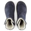 Uppsala in pelle scamosciata e montone blu navy Uppsala in pelle scamosciata e montone blu navy