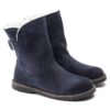 Uppsala in pelle scamosciata e montone blu navy Uppsala in pelle scamosciata e montone blu navy