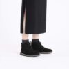 Uppsala Mid in pelle scamosciata e shearling